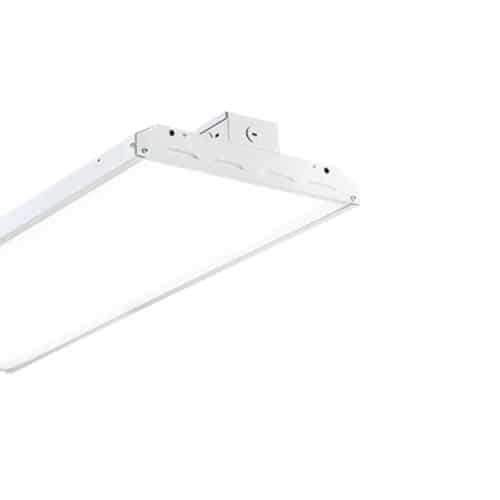 NovaLux 321W 4ft Flat LED High Bay Light w/ Hook & Chain, Dimmable, 4000K, White