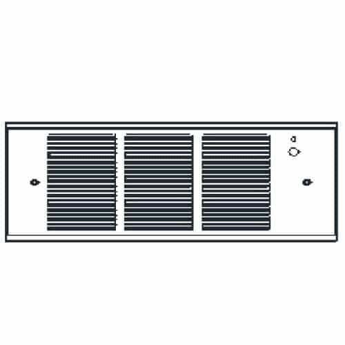 Qmark Heater Grille for GFR Series Wall Heater, White