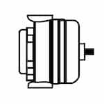 Qmark Heater 5kW Motor for MCARWH, AWH, WHFC, CWH, EFQ, EFF & LFK Model, 208V-240V