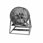 42in Direct-Drive Cooling Fan, Med. Stand, 5 HP, 3 Ph, 27000CFM