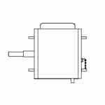 Qmark Heater Replacement Motor for MVB Model Fans