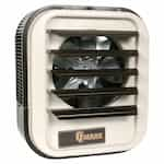 Qmark Heater 3KW 600V Garage Unit Heater 3-Phase Almond