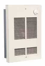 Qmark Heater 750W/1000W 208V/240V Fan-forced Wall Heater, White