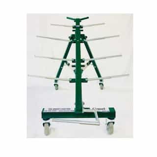 Rack-A-Tiers Smart Load 500 Foldable Wire Dispensing Cart (Rack-A