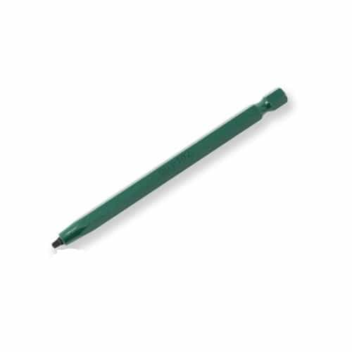 Rack-A-Tiers 3-in Roberston Sqaure Driver Bit, #1, Green