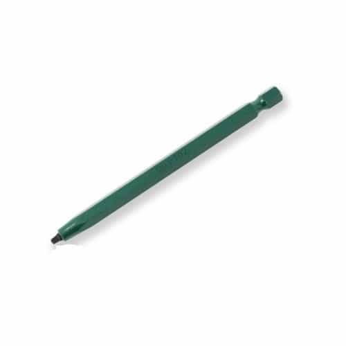 Rack-A-Tiers 4-in Roberston Sqaure Driver Bit, #1, Green