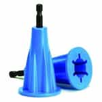 XXL Nut Blaster Universal Wire Connector Bit Tool, Blue