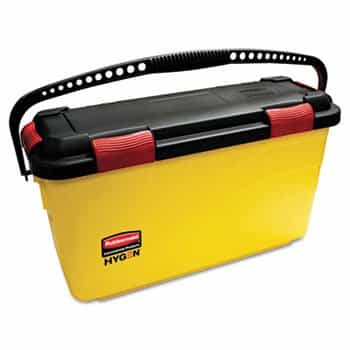 Rubbermaid Yellow/Black Charging 6.8 Gal Bucket