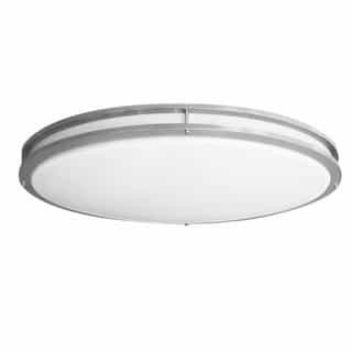 35W LED Ceiling Flush Oval Mount, Dimmable, 3000K, 4200 lm, BN