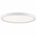 Royal Pacific 13-in 20W LED Thin Profile Flush Mount, 120V, 3000K, White