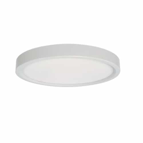 Royal Pacific 7-in 15W LED Retrofit Ultra Slim Disk Light, 80 CRI, 120V, 4000K, WHT