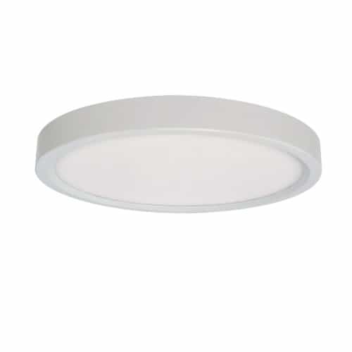 Royal Pacific 15.5W 7-in LED Slim Round Disk, Dimmable, 90CRI, 3000K, White