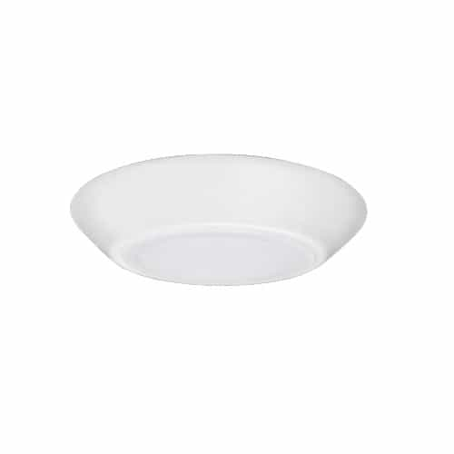 Royal Pacific 7-in 15W LED Retrofit Disk Light w/Flat Lens, 80 CRI, 120V, 3000K, WHT