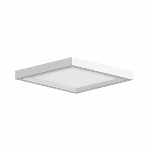 Royal Pacific 7-in 15W LED Surface Mount, Square, 907 lm, 120V, 3000K, White