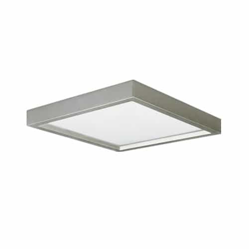 Royal Pacific 5-in 10W LED Surface Mount, Square, 625 lm, 120V, 4000K, Nickel
