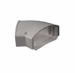 Rectorseal 3-in Cover Guard Lineset Cover Elbow, 45 Degree, Gray