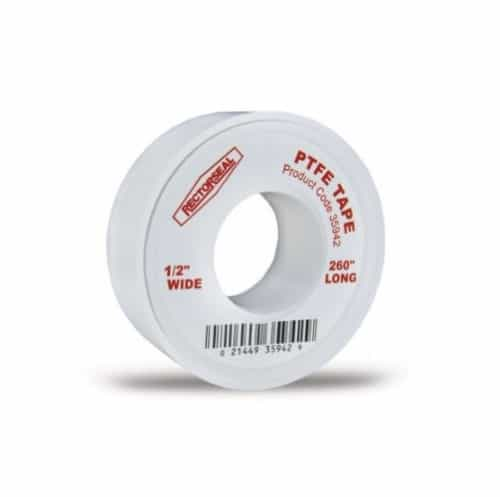 Rectorseal 1/2-in x 260-in PTFE Tape, Bulk