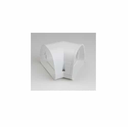 Rectorseal 4.5-in Fortress Lineset Cover Flat Ell, 45 Degree, White