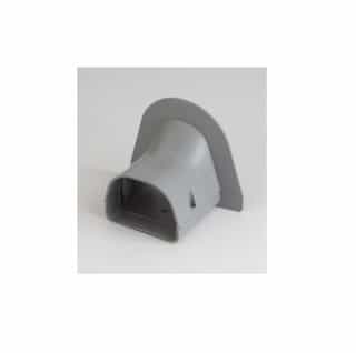 3.5-in Fortress Lineset Cover Soffit Inlet, Gray