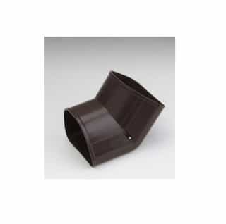 Rectorseal 4.5-in Fortress Lineset Cover Vertical Ell, Inside, 45 Degree, Brown