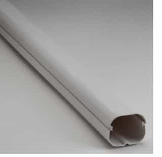 6.5-ft Slimduct Lineset Cover Duct, 2.75-in Diameter, White