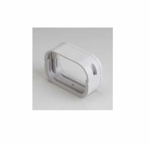Rectorseal 3.75-in Slimduct Lineset Cover Flexible Adaptor, White