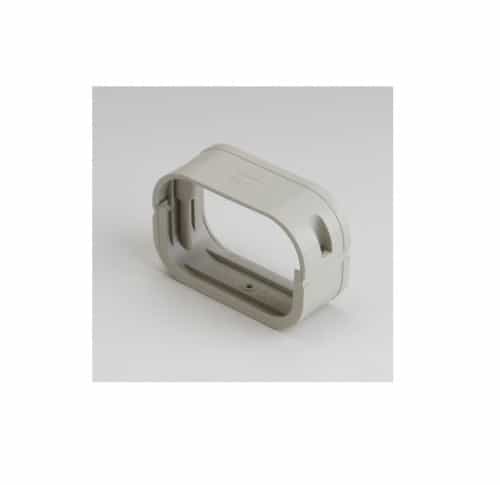 Rectorseal 3.75-in Slimduct Lineset Cover Flexible Adaptor, Ivory