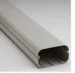 Rectorseal 6.5-ft Slimduct Lineset Cover Duct, 5.5-in Diameter, Ivory