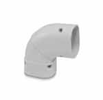 Rectorseal 2.75-in Slimduct Lineset Cover Adjustable Flat Ell, 45-90 Deg, White