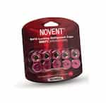 Novent Locking Refrigerant Cap, R410, 5/16-in Thread, Pink, 10 Pack
