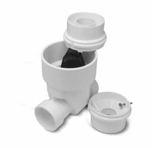 Rectorseal 4-in Clean Check Extendable Backwater Valve, PVC 