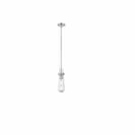 Nuvo 20W Beaker Series Mini Pendant Light w/ Clear Glass, Brushed Nickel