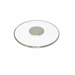 13" 26W LED Round Flush Mount Ceiling Light, Dimmable, 1600 lm, 3000K, Brushed Nickel
