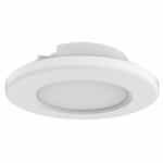 4-in 9W LED Surface Mount, 120V, Selectable CCT, White