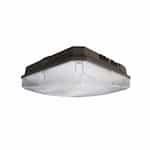 10" 40W LED Canopy Light, Dimmable, 4800 lm, 4000K, Bronze