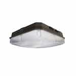 Nuvo 60W LED Canopy Light, Dimmable, 7200 lm, 4000K, Bronze
