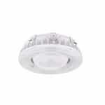 40W LED Canopy Fixture, 5293 lm, 100V-277V, Selectable CCT, White