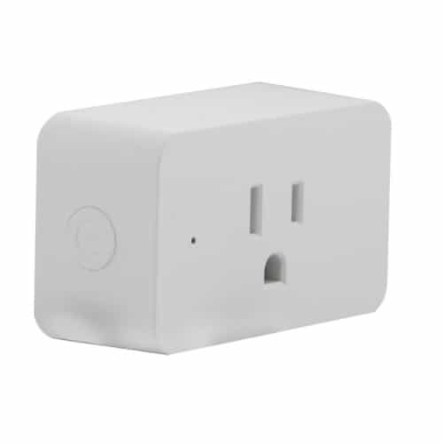 Satco Wireless WiFi Smart Plug-In Outlet, 15 Amp, Starfish