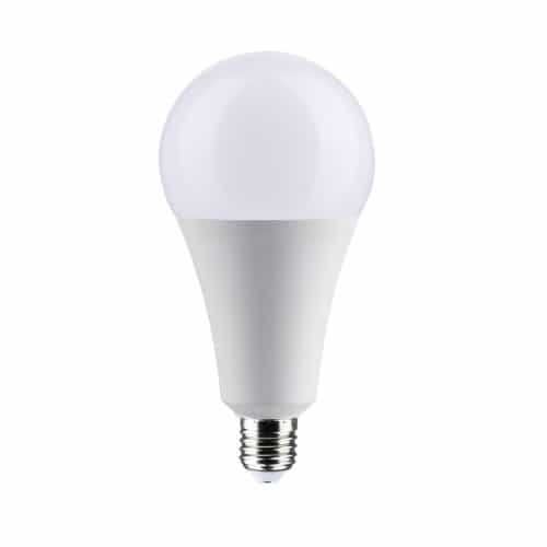 Satco 30W LED A25 Bulb, Non-Dimmable, E26, 3750 lm, 120V, 5000K, White