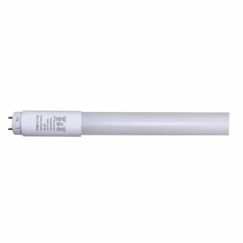 Satco 12W LED 3-ft T8 Tube, Type A/B, G13, 120V-277V, SelectableCCT, White