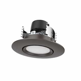 Satco 7.5W LED Retrofit Downlight, Gimbaled, Dimmable, 600 lm, 120V, Bronze