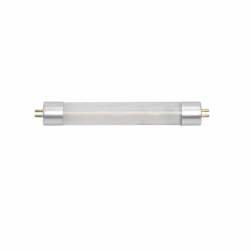 Satco 6-in 2W LED T5 Tube Light, Direct-Wire, Dual End, G5, 150 lm, 120V-277V, 4000K