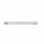 Satco 9-in 3W LED T5 Tube Light, Direct-Wire, Dual End, G5, 270 lm, 120V-277V, 4000K