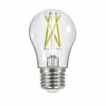 5W LED A15 Bulb, E26, Dimmable, 450 lm, 120V, Clear, 4000K