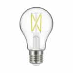 5W LED A19 Bulb, E26, Dimmable, 450 lm, 120V, Clear, 5000K