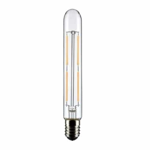 Satco 4W LED T6.5 Bulb, Dimmable, BA15d Base, 400 lm, 120V, 4000K, Clear