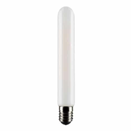 Satco 4W LED T6.5 Bulb, Dimmable, BA15d Base, 360 lm, 120V, 3000K, Frosted