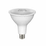 11.5W LED PAR38 Bulb, Dim, E26, 1000 lm, 120V, 3000K, White, Bulk