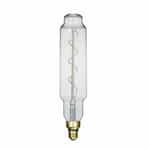 Satco 4W LED T24 Bulb, Clear Filament, Dimmable, 2150K