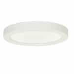 Satco 18.5W Round 9 Inch LED Flush Mount, Dimmable, 2700K, 90 CRI, White